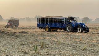 Poori Raat Maarde Jande aj New Holland, Mahindra Arjun with loaded tralla.