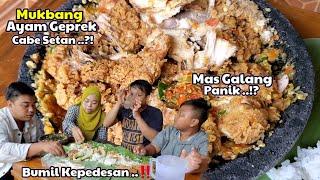 Mas Galang Panik - Bumil Kepedesan ‼️ Makan Ayam Geprek Cabe setan