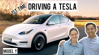 1st Time Driving a TESLA Model Y