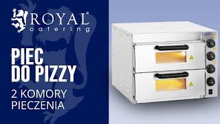 Piec do pizzy Royal Catering RCPO-3000-2PS-1 | Prezentacja produktu