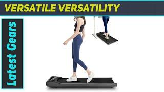 JURITS 2-in-1 Under Desk Treadmill Review - Compact and Quiet Walking Pad!