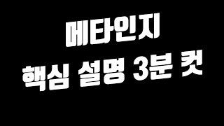 메타인지 핵심설명 3분컷  이것만 알아도 됩니다