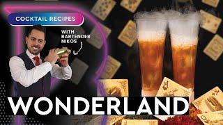 HOW TO MAKE A WONDERLAND COCKTAIL