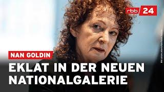 Neue Nationalgalerie: Nan Goldin kritisiert Deutschland in Rede über Gaza-Krieg