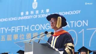 Words of wisdom from President Tony Chan at the 25th Congregation 2017: