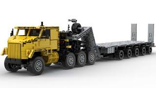 LEGO Technic Oshkosh HET M1070 With M1000 Trailer