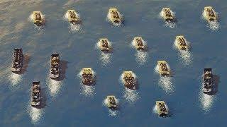 US Marine Beach Landing Under Heavy Fire, Saipan Invasion 1944 | Sudden Strike 4 The Pacific War DLC