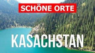 Kasachstan urlaub . Natur, Berge, Landschaft, Land | Drone Video 4k | Kasachstan von oben