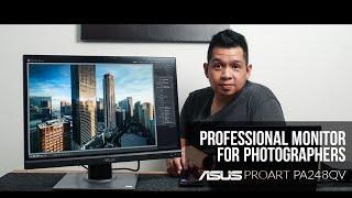 Asus ProArt PA248QV - Best Budget Friendly Professional Monitor for Photographers and Film Makers