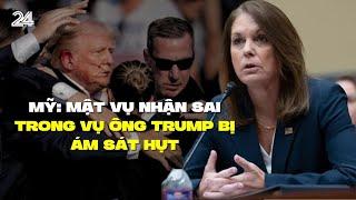 Mỹ: Mật vụ nhận sai trong vụ ông Trump bị ám sát hụt | VTV24