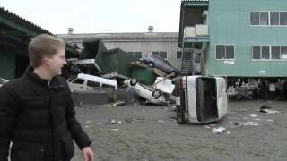 Tsunami Devastation in Ishinomaki City, Japan as Survivors Deal With Disaster - 15th March 2011
