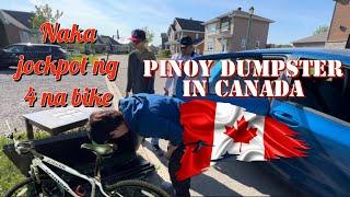 Pinoy Dumpster in CANADA (naka jackpot ng 4 na bike)
