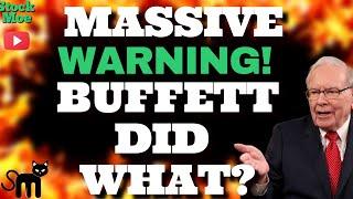 WARREN BUFFETT IS DOING WHAT? ARE THEY SCARED OF A STOCK MARKET CRASH? THIS IS HUGE!