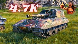 G.W. E 100 4.7K Damage Artillery World of Tanks ,WoT ,Games replay