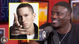Akon on Eminem Deciding to Jump on "Smack That" & Says He Has 4 Unreleased Eminem Produced Songs