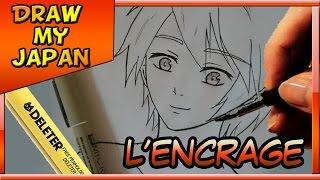 Tous sur l'encrage dans le dessin Manga !!