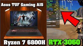 Asus TUF Gaming A15 Ryzen 7 6800H RTX 3060 - MEJOR LAPTOP GAMING CALIDAD PRECIO 2024