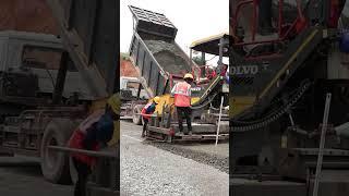 Cement Treated Base Machine Working Visuals | #shorts