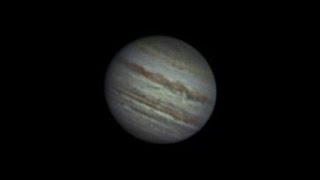 Jupiter - Celestron 8se Telescope - Zwo Asi Cam -Pip Avi File - Sunday 6th November 2022 Gibraltar