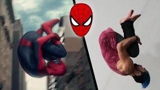 Stunts From The Amazing Spider-Man 2 In Real Life (Marvel)