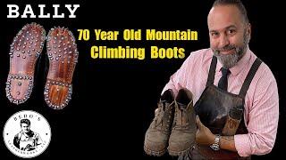 70 year old BALLY Hobnail boots
