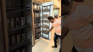 kitchen tall unit Arrangements #modular kitchen work #viral videos#interior work