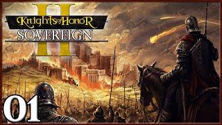 Let's Play Knights of Honor II: Sovereign | Kingdom of England Gameplay Episode 1 | Beginner Guide