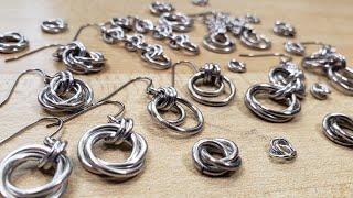 Easy Beginner Chainmaille Earrings