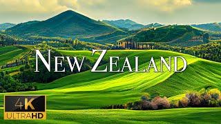 FLYING OVER NEW ZEALAND (4K Video UHD) - Peaceful Music With Beautiful Nature Film For Relaxation