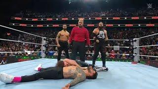 Bloodline Destroy Jet USO And Sami Zayn In WWE Monday Night Raw||WWE Raw Highlights Today