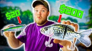 Cheap vs Expensive Swimbait Fishing Challenge