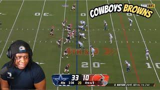 REACTING TO Dallas Cowboys vs. Cleveland Browns