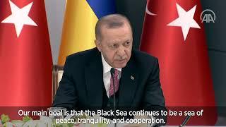 Anadolu Agency - Turkey, Ukraine aim ‘peaceful’ Black Sea, says Turkey’s President Erdogan