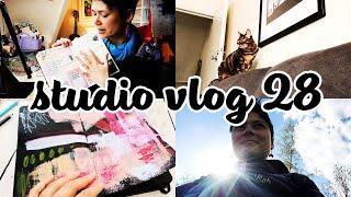 Patreon, new hair & how I schedule in my planner  STUDIO VLOG 28