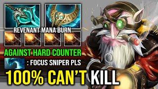 100% CAN'T KILL Revenant's Brooch Disperser Unlimited Mana Burn Sniper Against Hard Counter Dota 2