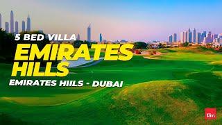 Fully Furnished 5 Bed Villa in Emirates Hills - Dubai