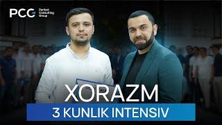 Xorazmda bo'lib o'tgan 3 kunlik intensiv