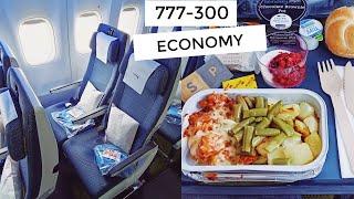 British Airways ECONOMY CLASS London To New York Boeing 777-300ER