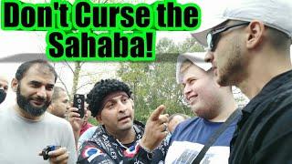 Don't curse or I leave! || Full Clip! Adnan, Shia, Modeen and Iraqi zaydi | Speakers corner