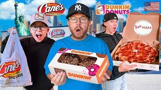 ONLY EATING NEW YORK’S FAST FOOD FOR 24 HOURS!!