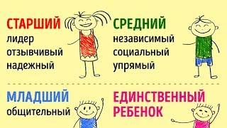 КАК ПОРЯДОК РОЖДЕНИЯ ФОРМИРУЕТ ВАШУ ЛИЧНОСТЬ?