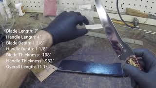 Boning Knife in Red Pine Cone: Serenity Knives Product Video