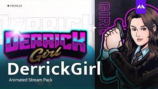 @derrickgirl  Premium Animated Stream Pack - Showreel