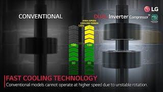 LG Air Conditioner : DUALCOOL USP_ Fast Cooling