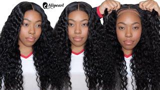 GLUELESS HD LACE CLOSURE WIG FROM ALIPEARL HAIR | BEGINNER FRIENDLY WIG | DEEP WAVE WIG