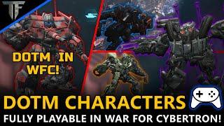Transformers Dark Of The Moon Characters Fully Playable In War For Cybertron! - TF Mods