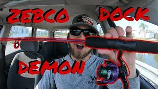 ZEBCO DOCK DEMON Big Bass Challenge!