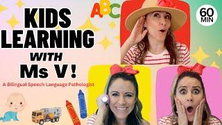 Kids Learning | Sing Nursery Rhymes | Bilingual | Speak with Ms V