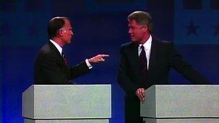 Bill Clinton, Jerry Brown trade jabs at 1992 Democratic primary debate