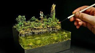 I made a "Riverside Walks" Diorama! - Crafting For Hope